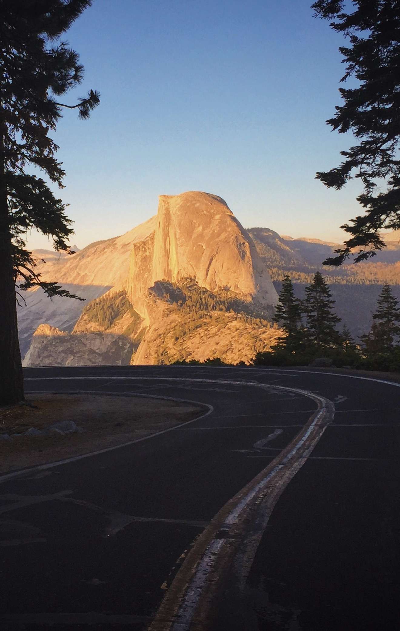 View of Half Dome from Glacier Point - my favorite turn in California