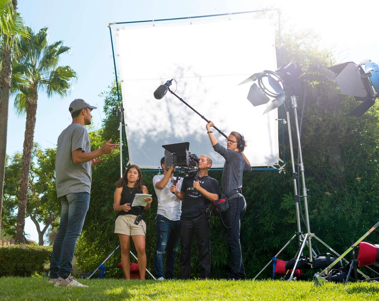 Film students at Biola University